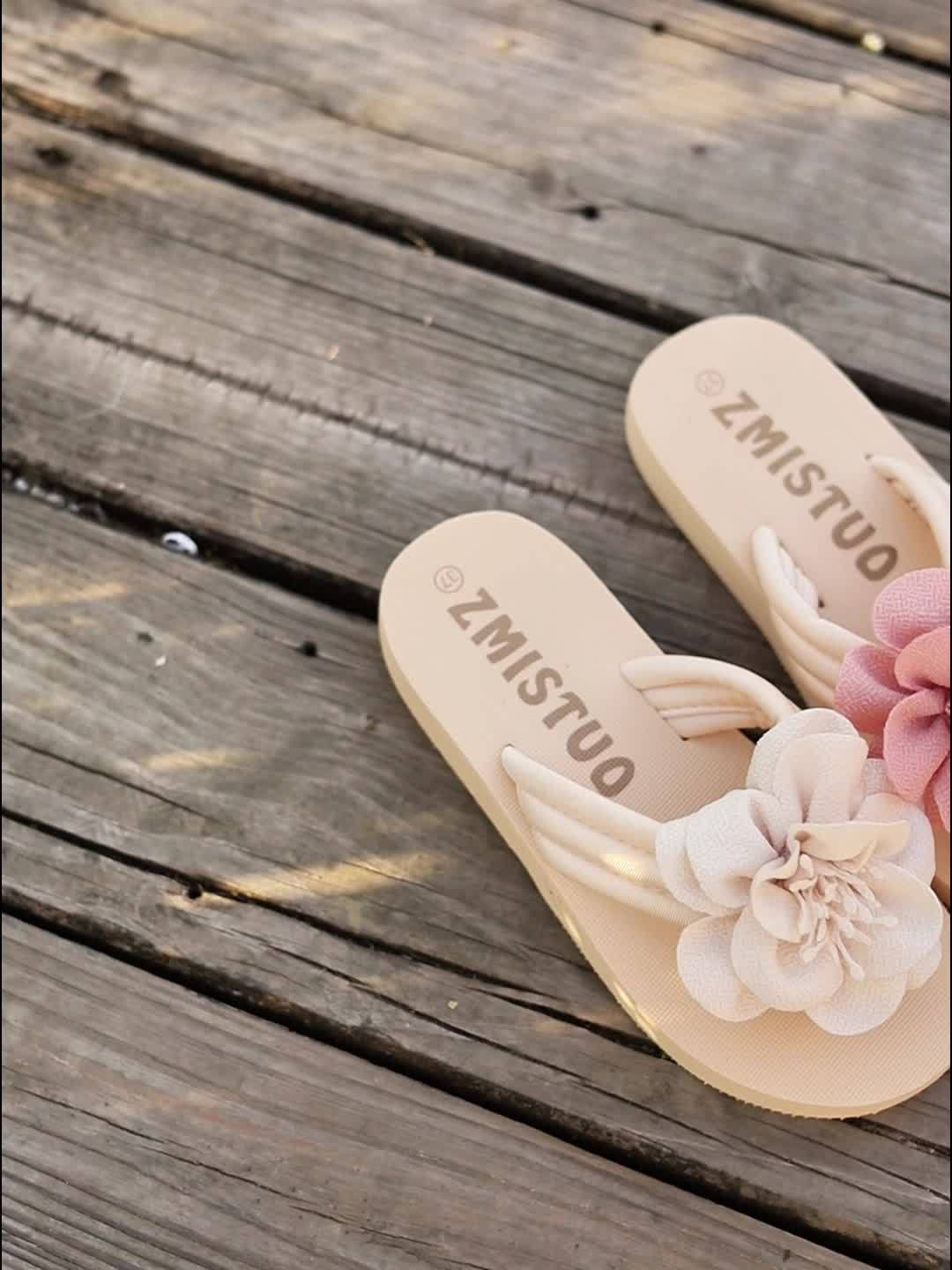 Women's Floral Flip-Flops Casual Summer Slide