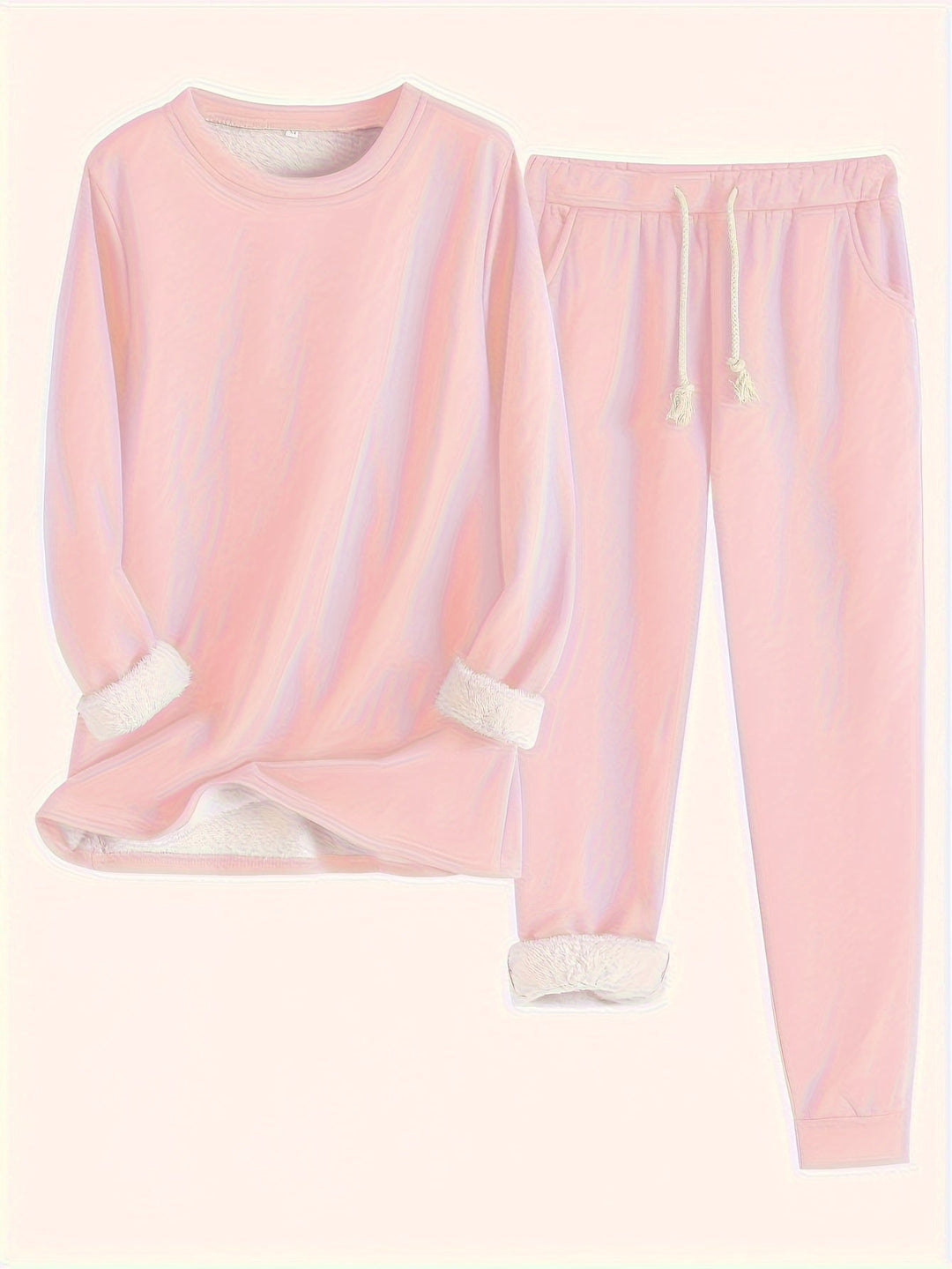 RILEY – COZY FLEECE-LINED LOUNGE SET