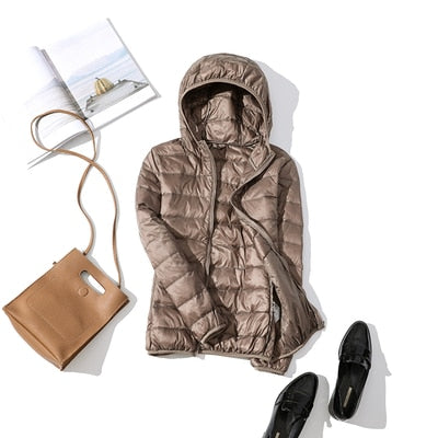 Daisy | Women’s Short Zipper Front Winter Jacket