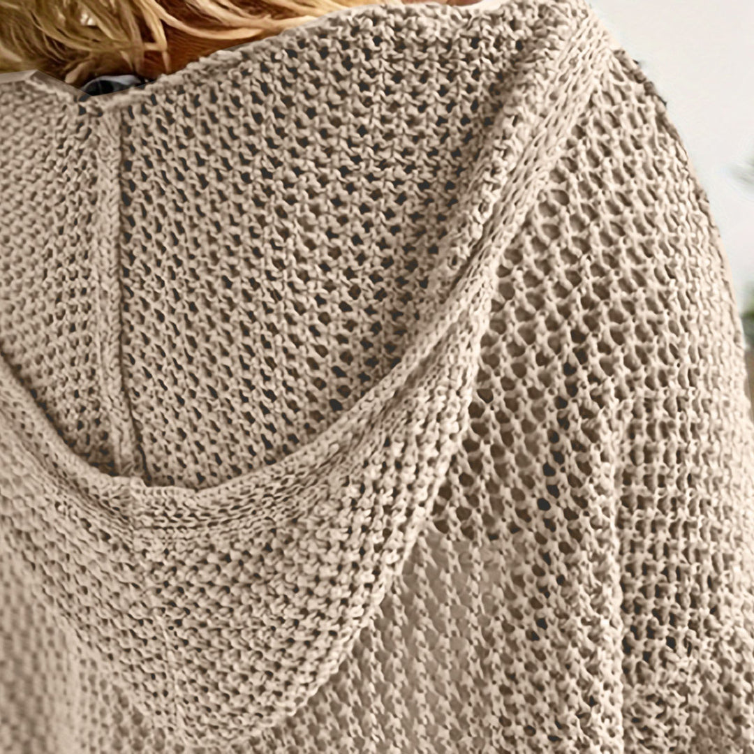 Women's Loose-Fit Open Knit Sweater