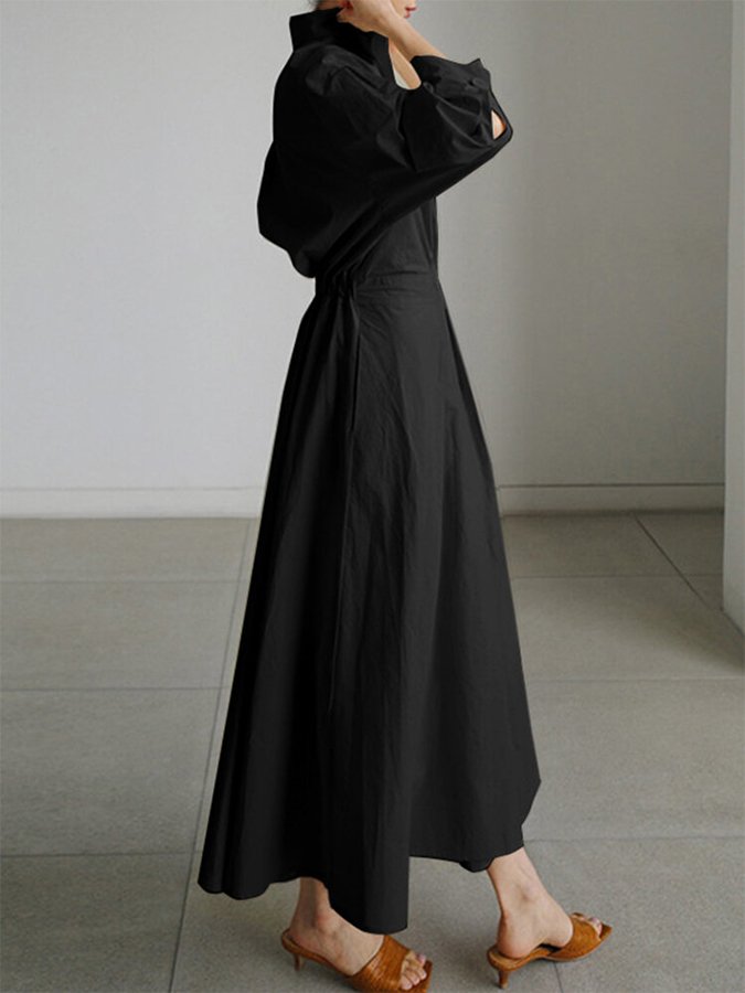 Clémence™ | Buttoned Midi Dress