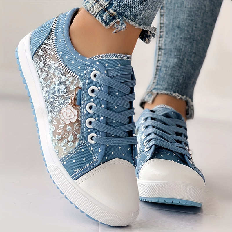 Women's Summer Casual Lace Up Slip-On Sneakers