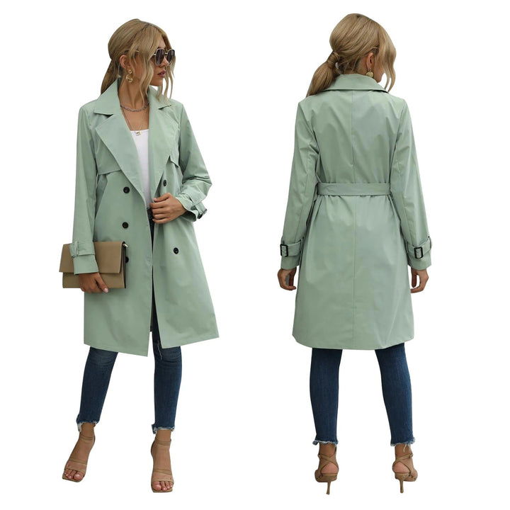 Tess | Knee-Length Trench Coat for Women – Casual