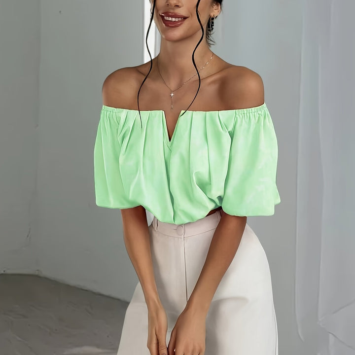 Women's Off-The-Shoulder Summer Blouse