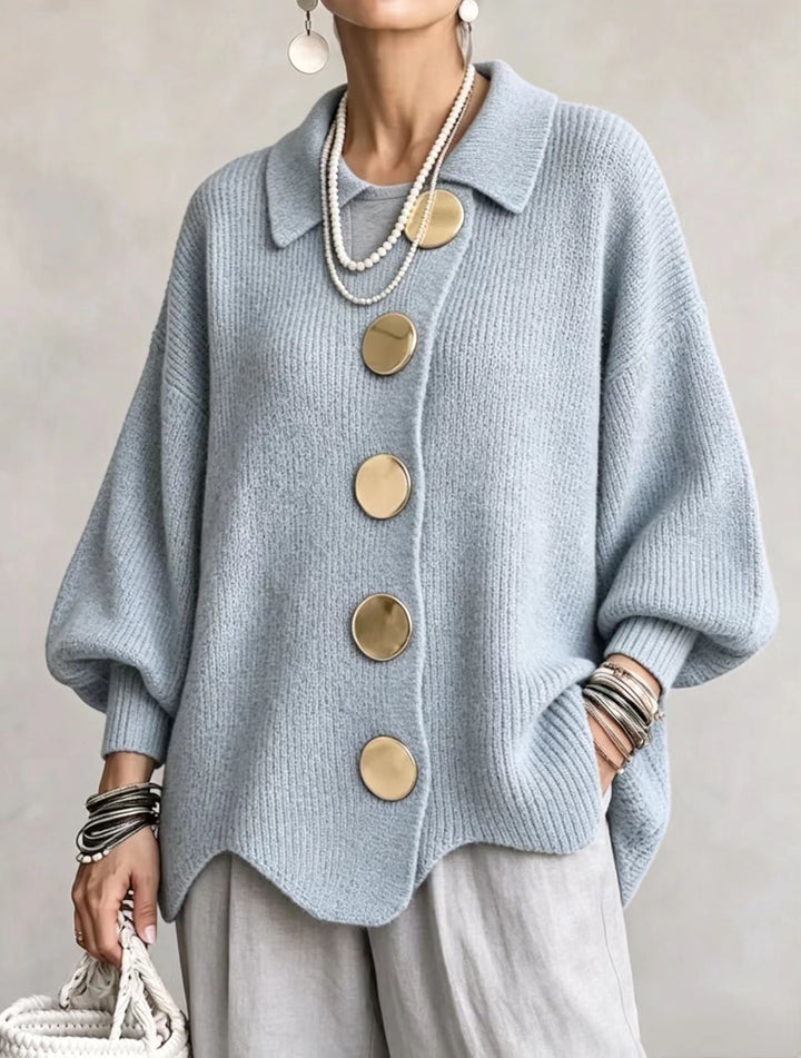 Marlowe | Women's Oversized Cardigan with Lantern Sleeves