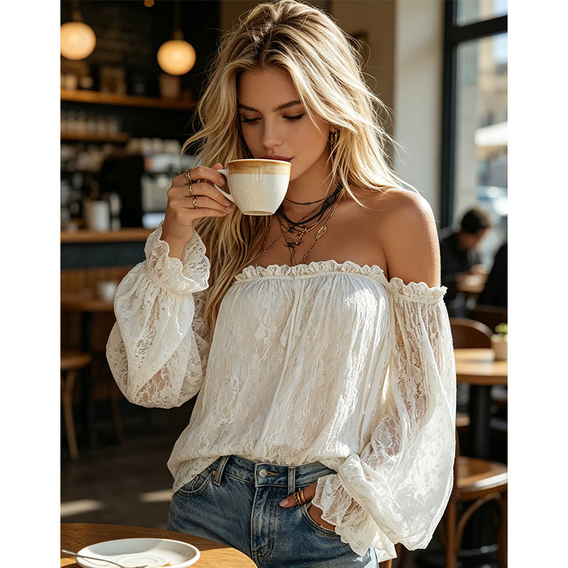 Women's Summer Bohemian Lace Top