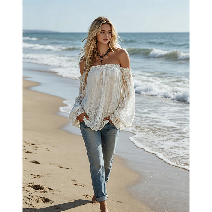 Women's Summer Bohemian Lace Top