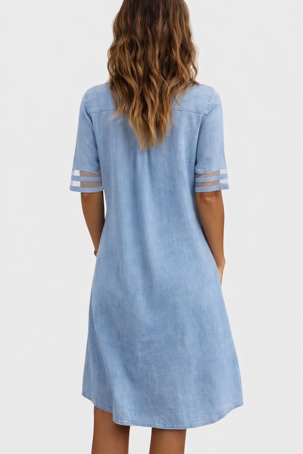 Women's Figure Flattering Casual Denim Dress