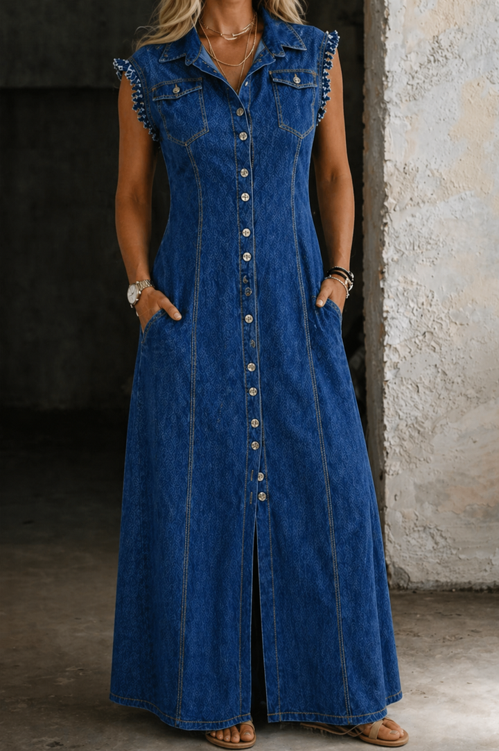 Women's Plus Size Denim Dress