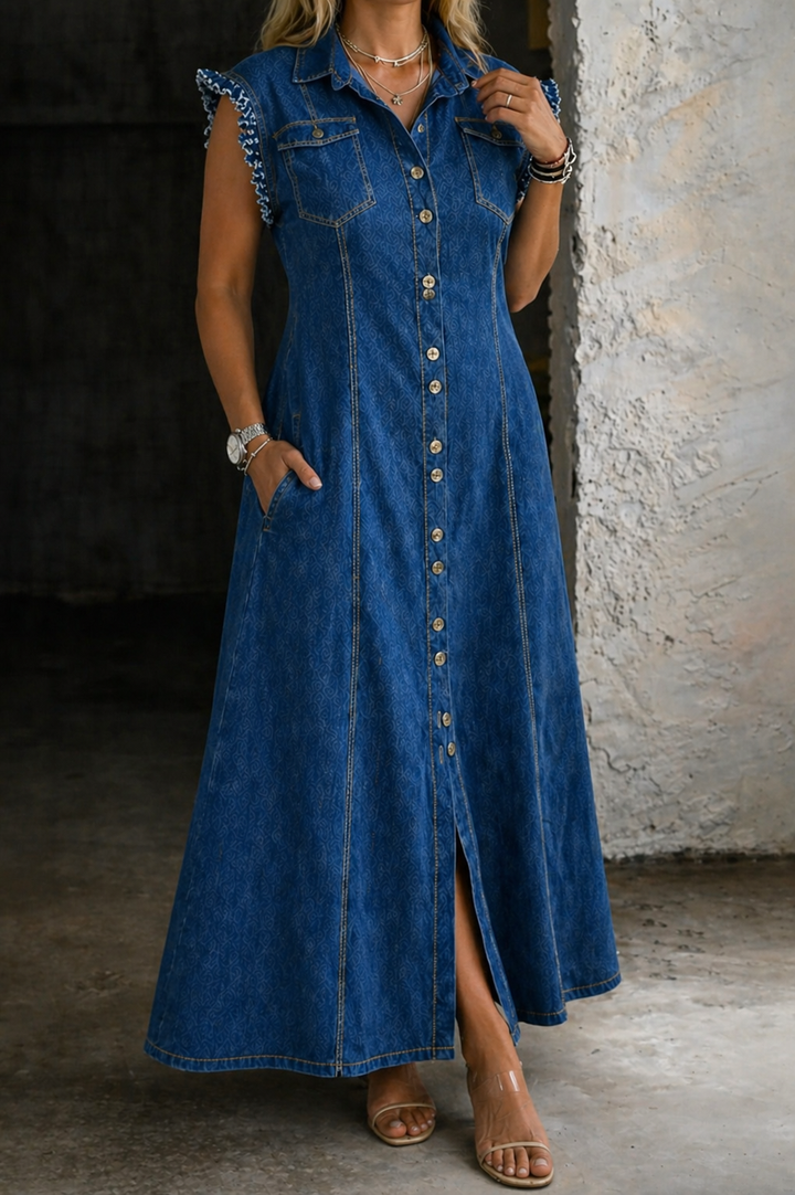 Women's Plus Size Denim Dress