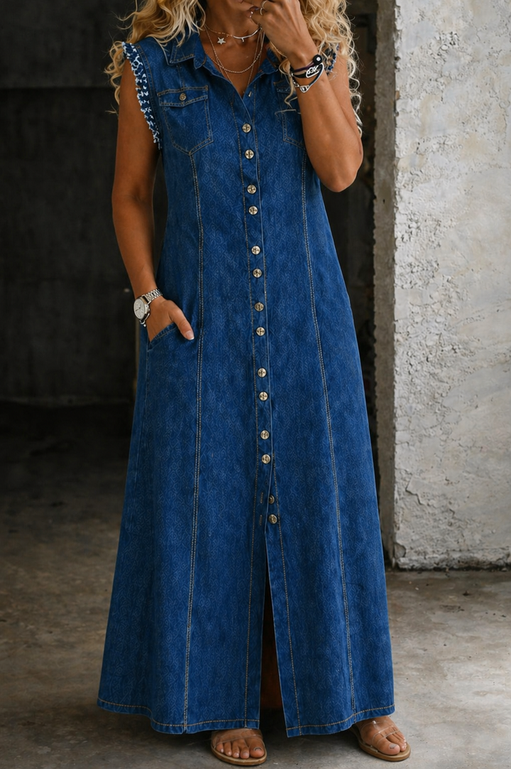 Women's Plus Size Denim Dress