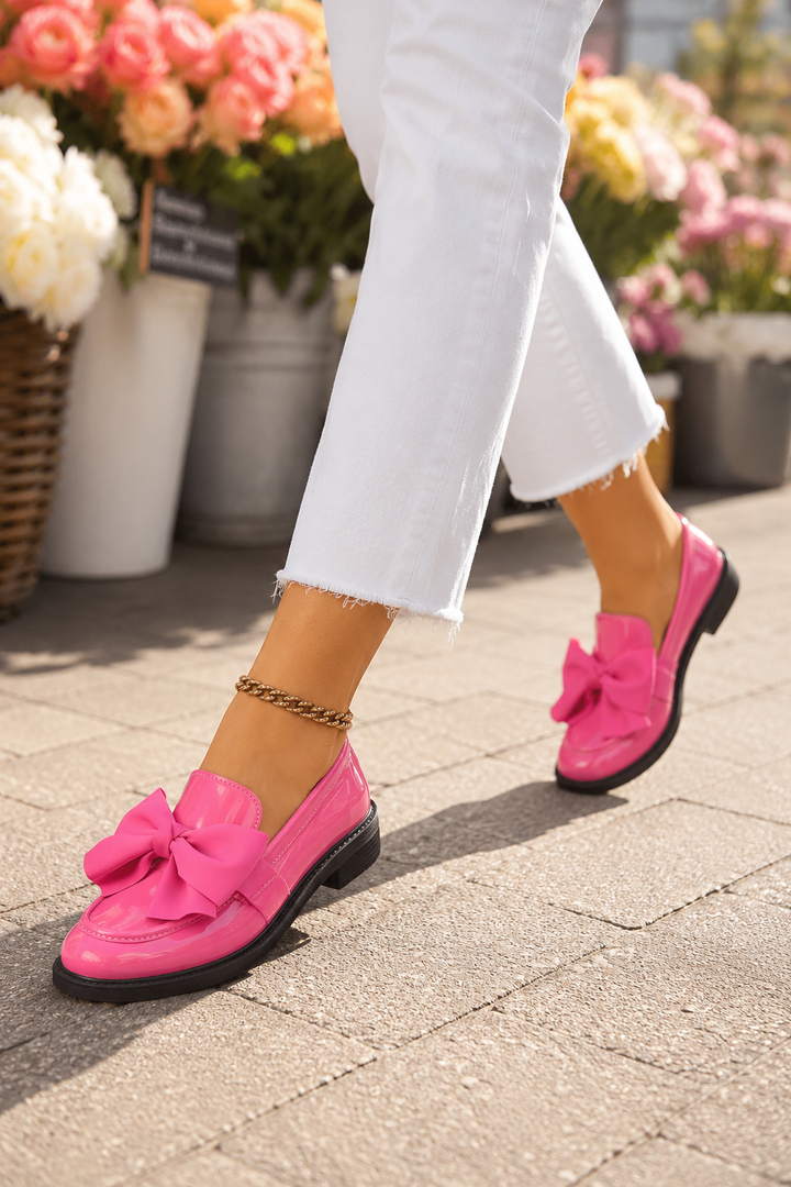Women's Orthopedic Slip-On Bow Loafers