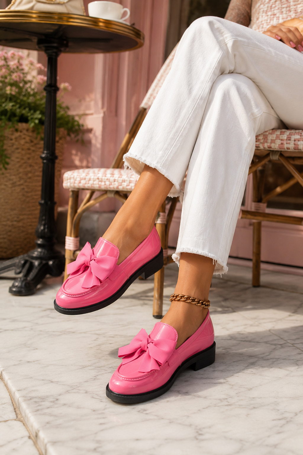 Women's Orthopedic Slip-On Bow Loafers
