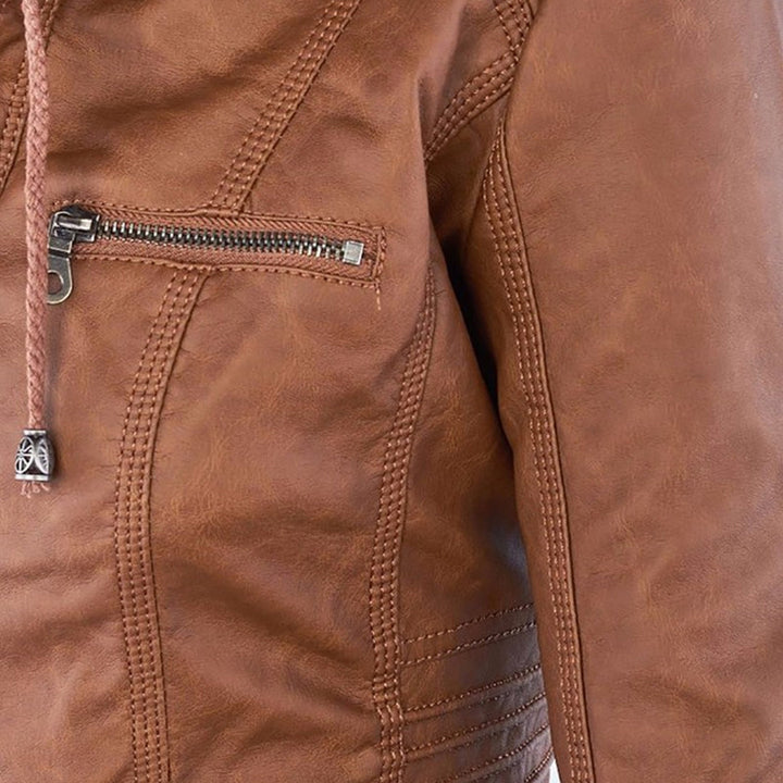 Juliette | Women's Tailored Hooded Moto Jacket