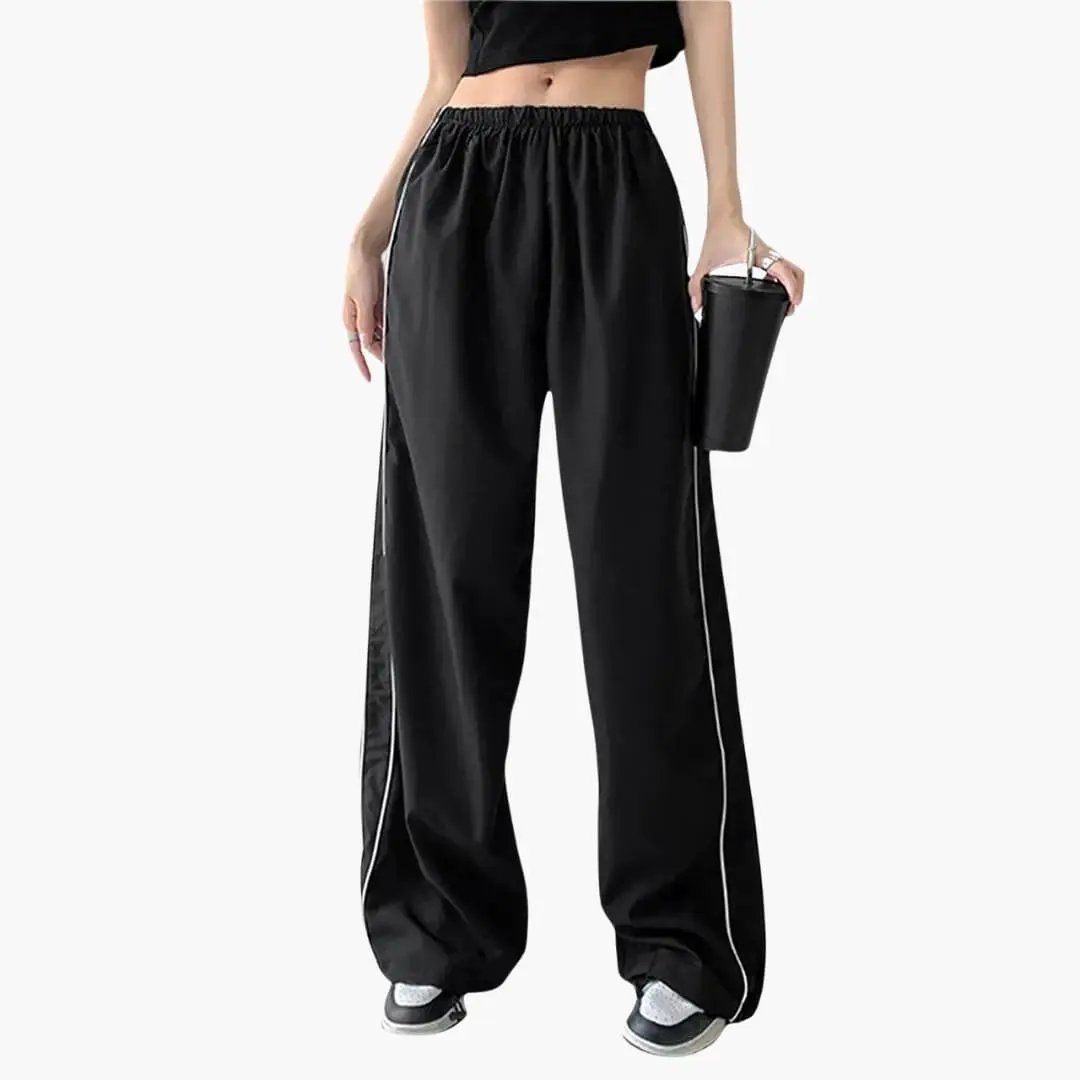 Women's Jogging Pants with Side Stripes