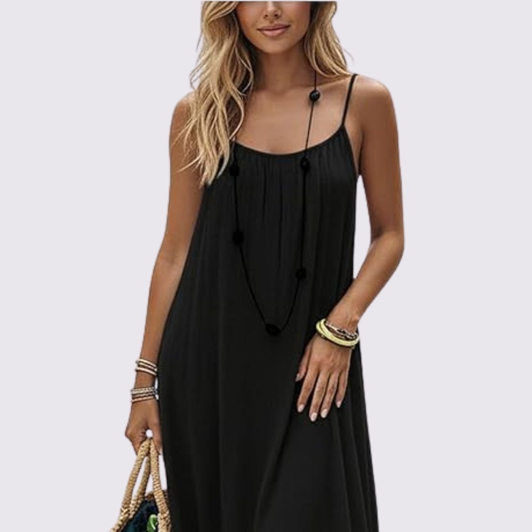 Women's Summer Sleeveless Comfort Midi Dress