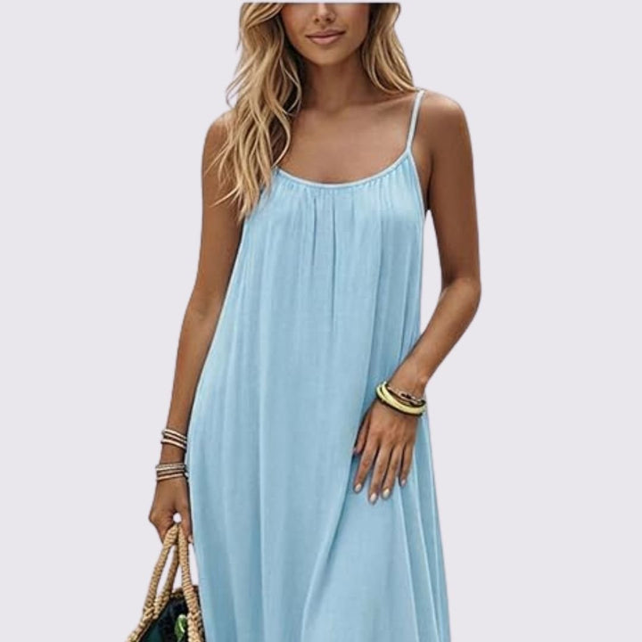 Women's Summer Sleeveless Comfort Midi Dress