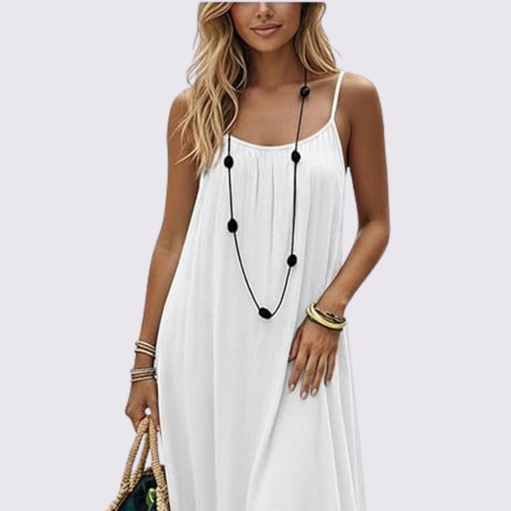 Women's Summer Sleeveless Comfort Midi Dress