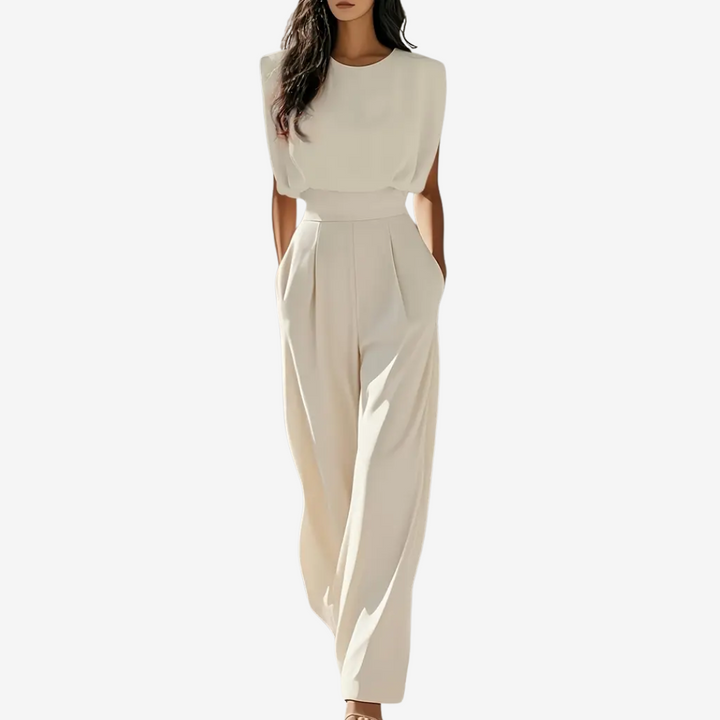 Women's Stylish Jumpsuit with Belt