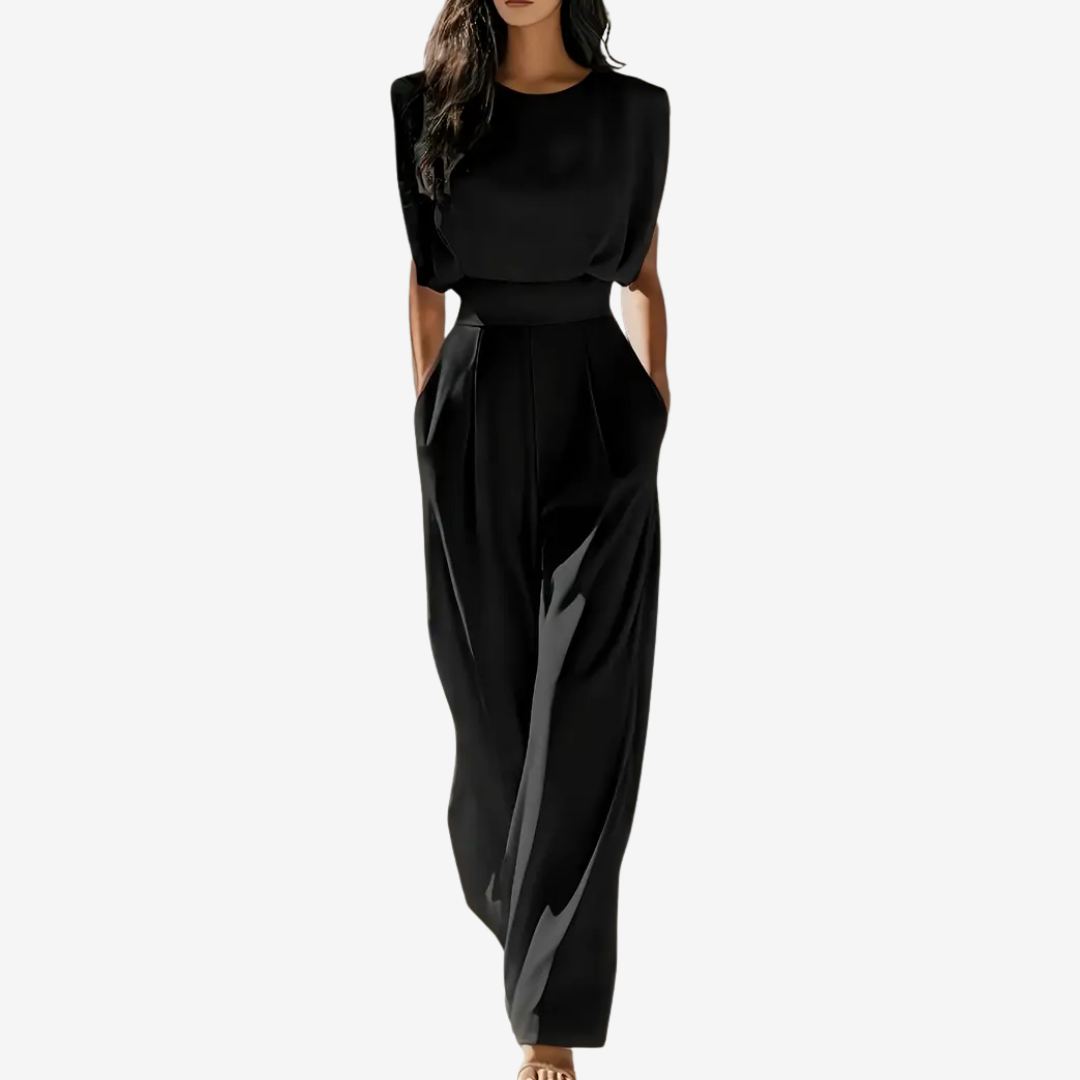 Women's Stylish Jumpsuit with Belt