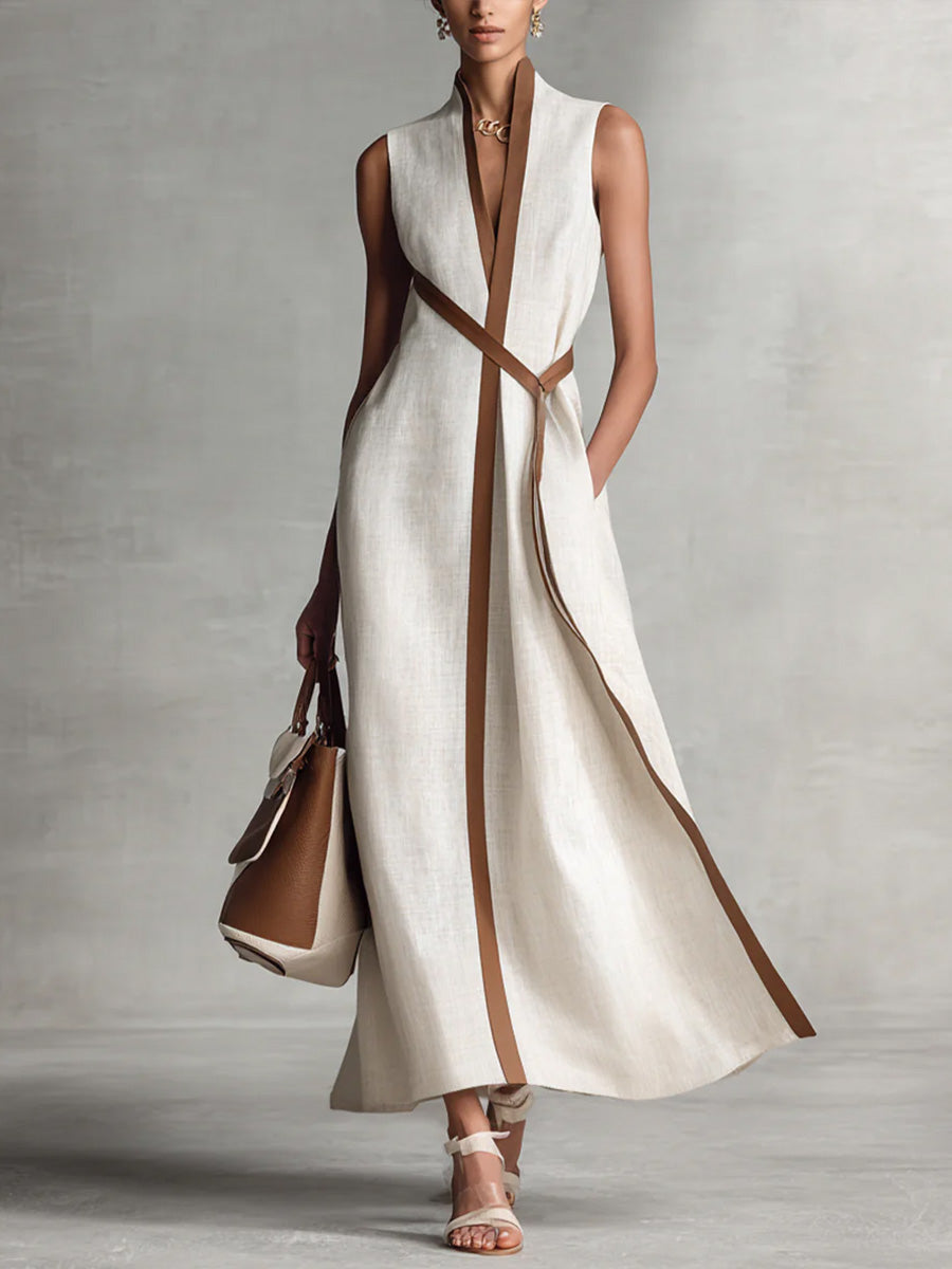 Women's Elegant Summer Wrap Maxi Dress