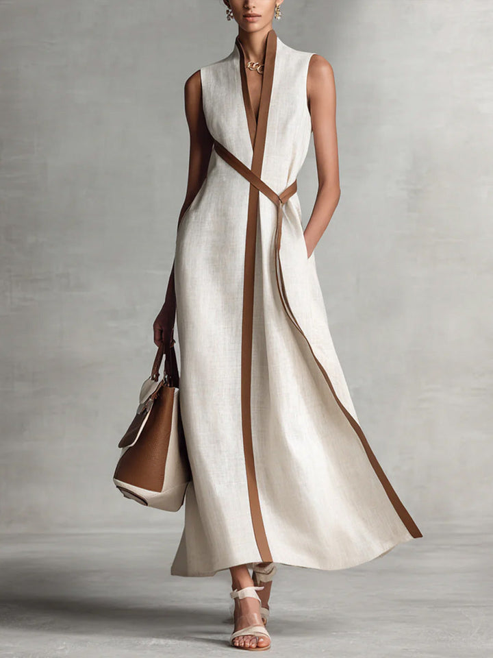 Women's Elegant Summer Wrap Maxi Dress