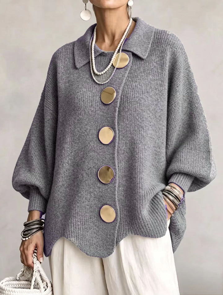 Marlowe | Women's Oversized Cardigan with Lantern Sleeves