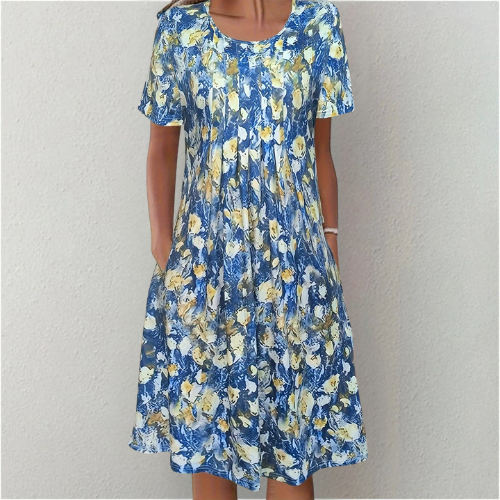 Sandra | Cotton Tummy Coverage Dress