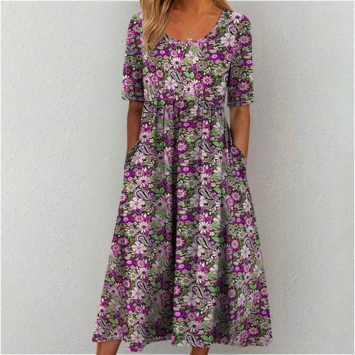 Nina | Cotton Tummy Coverage Dress