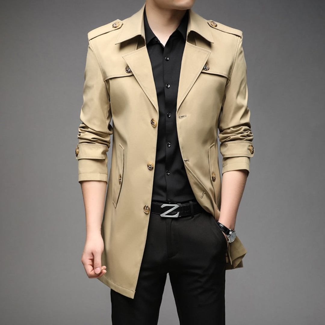 Richard | Men’s Single Breasted Lightweight Trench Coat