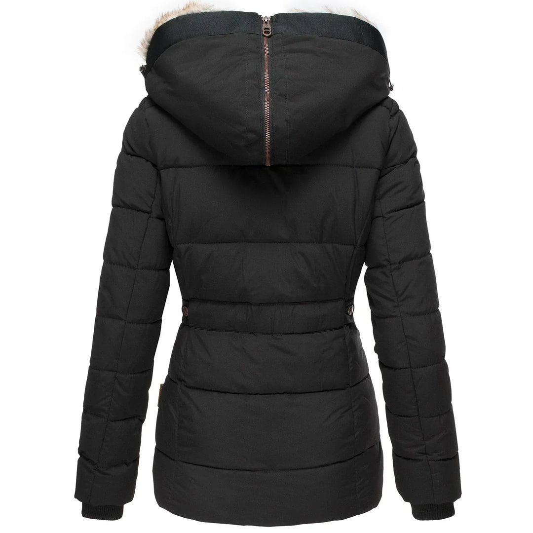 Eira  | Warm winter coat with fur lining