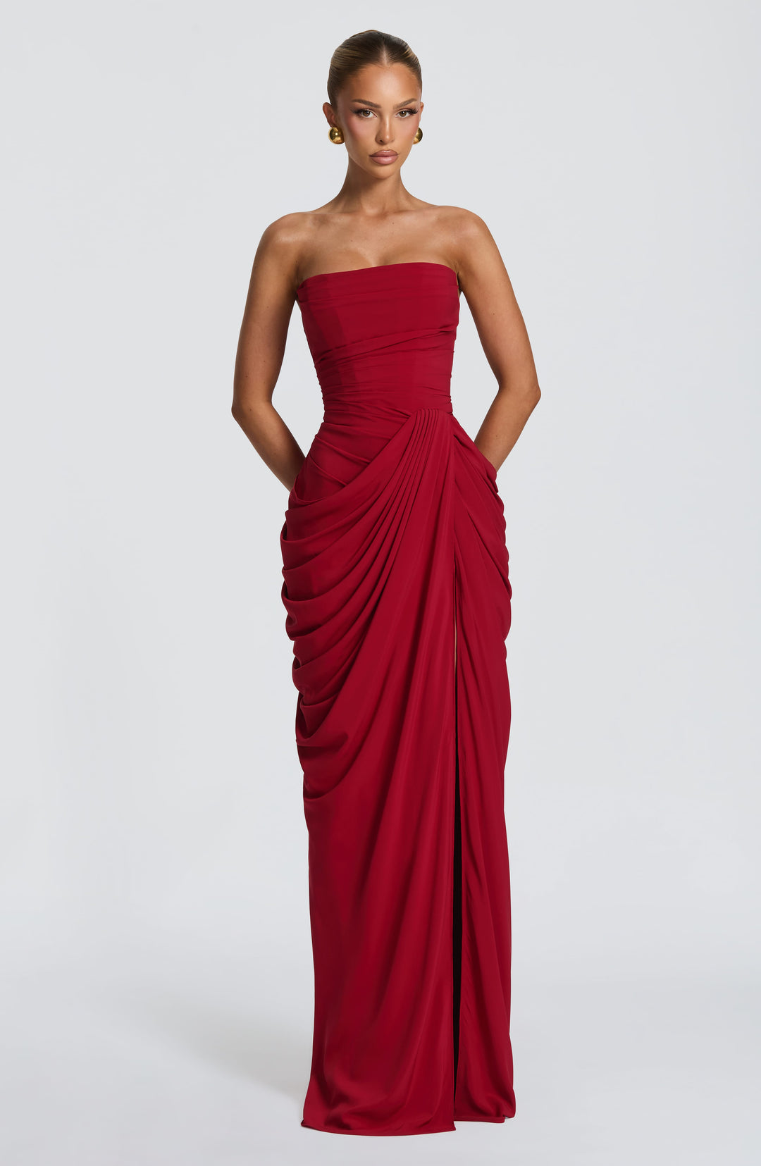 Women's Elegant Wrap Maxi Dress