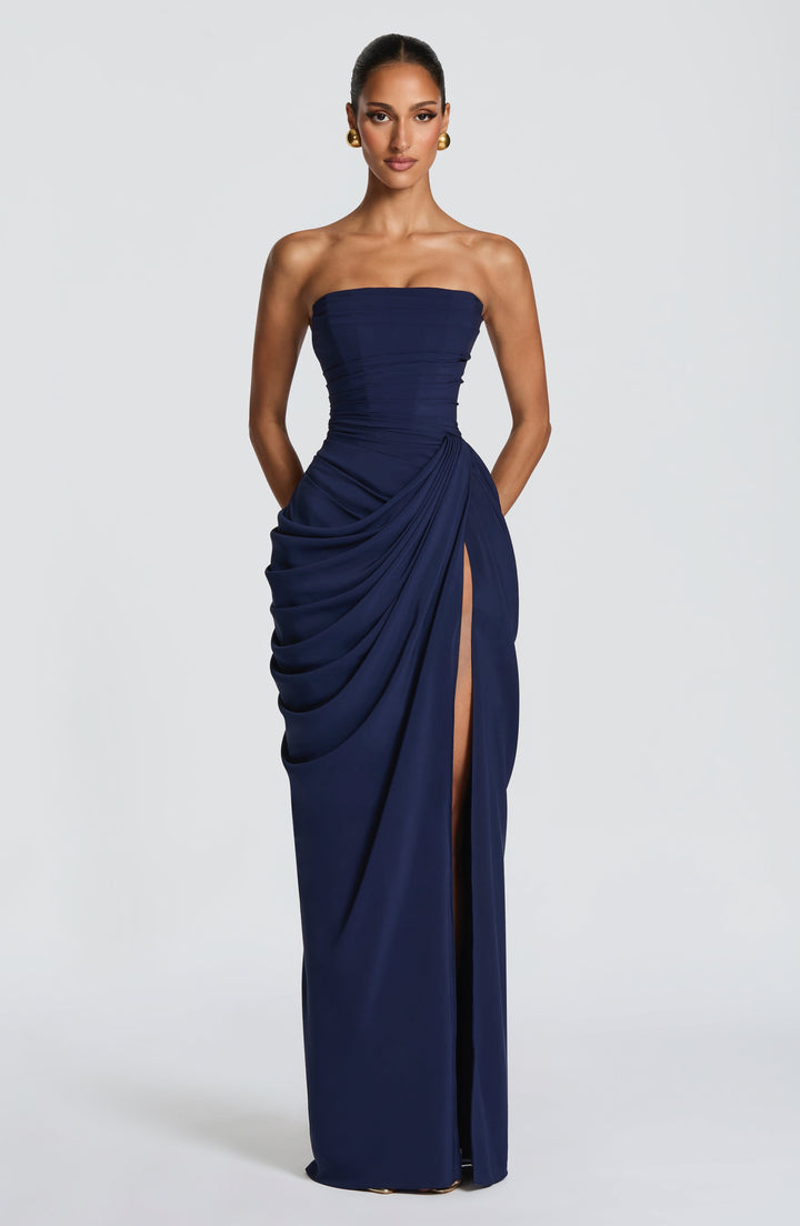 Women's Elegant Wrap Maxi Dress