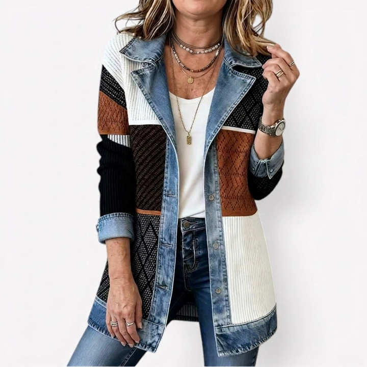 Women's Button Down Knitted Textured Cardigan