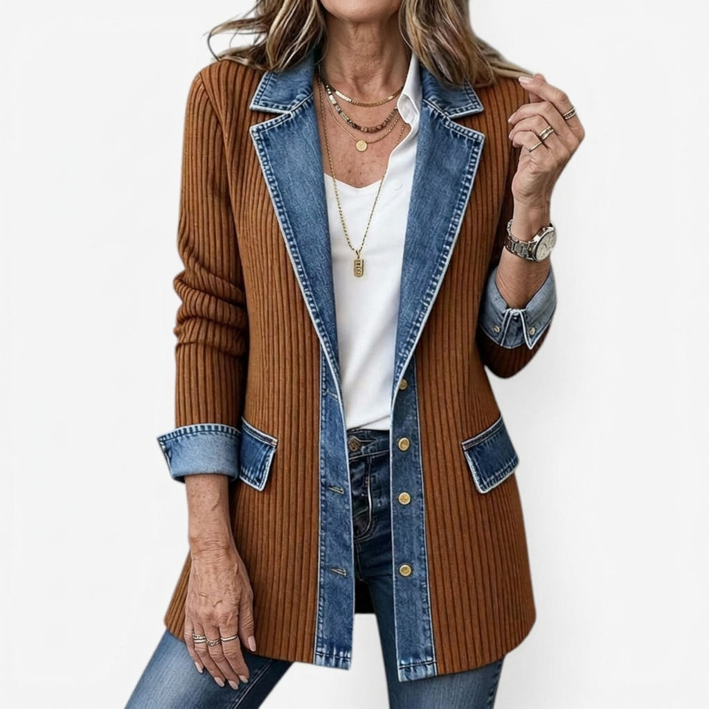 Women's Button Down Knitted Textured Cardigan