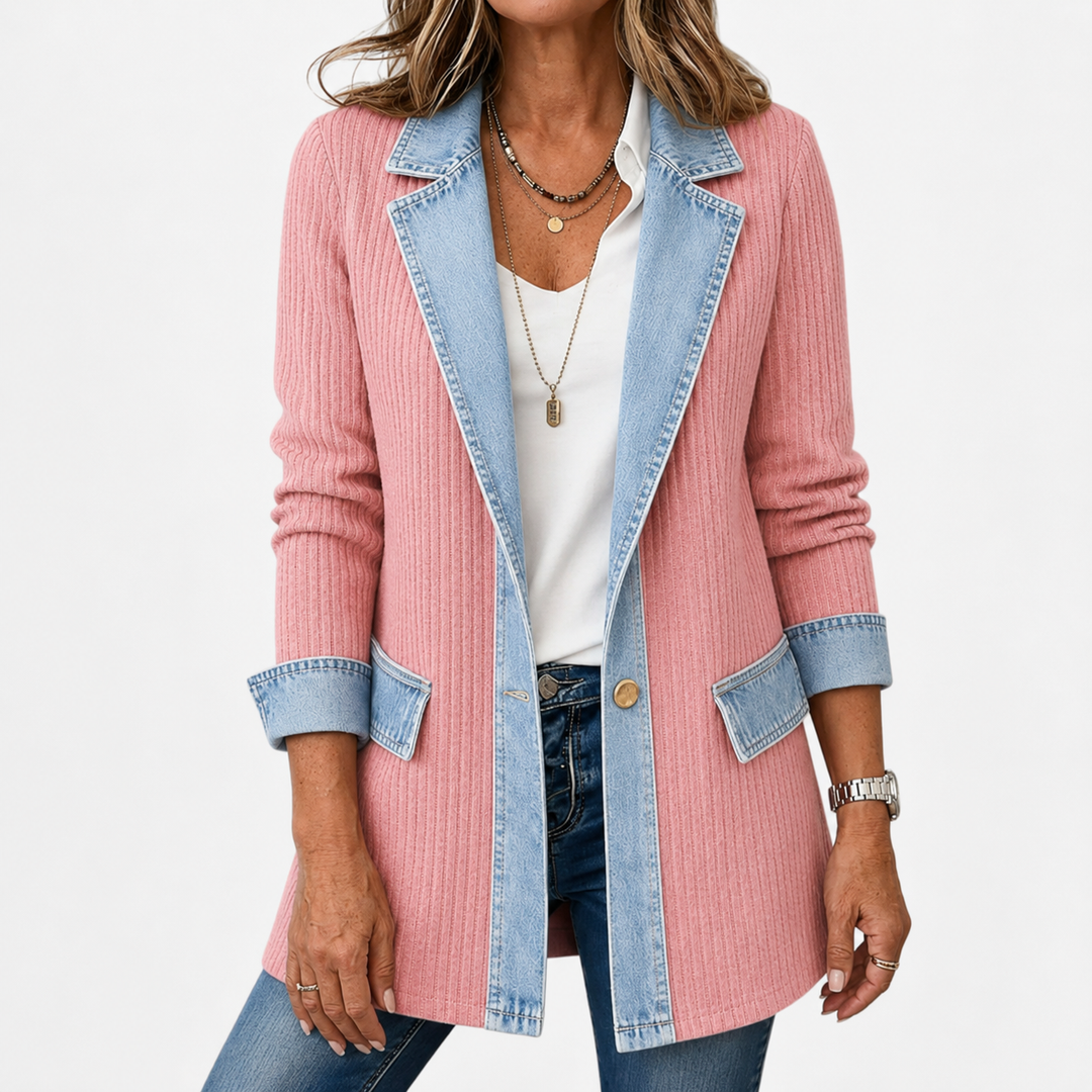 Women's Button Down Knitted Textured Cardigan