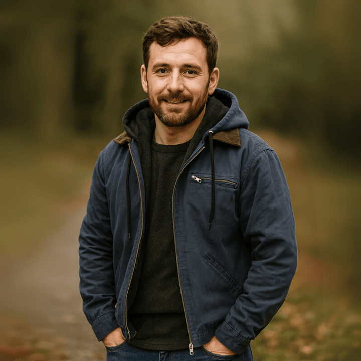 Nathan | Men’s Casual Zip-Up Hooded Jacket