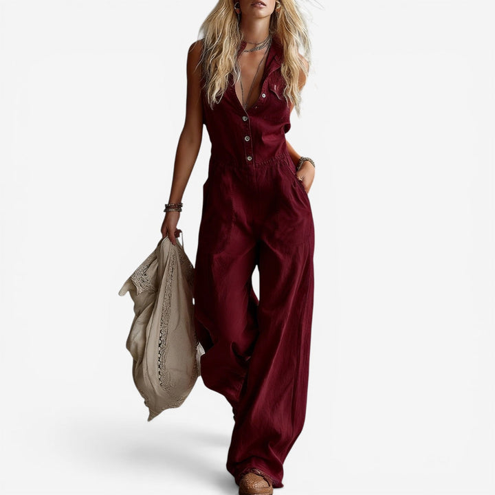 Noirelle Long Layered Jumpsuit