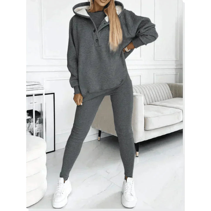 Olivia | Women’s Trendy Three Piece Lounge Winter Set