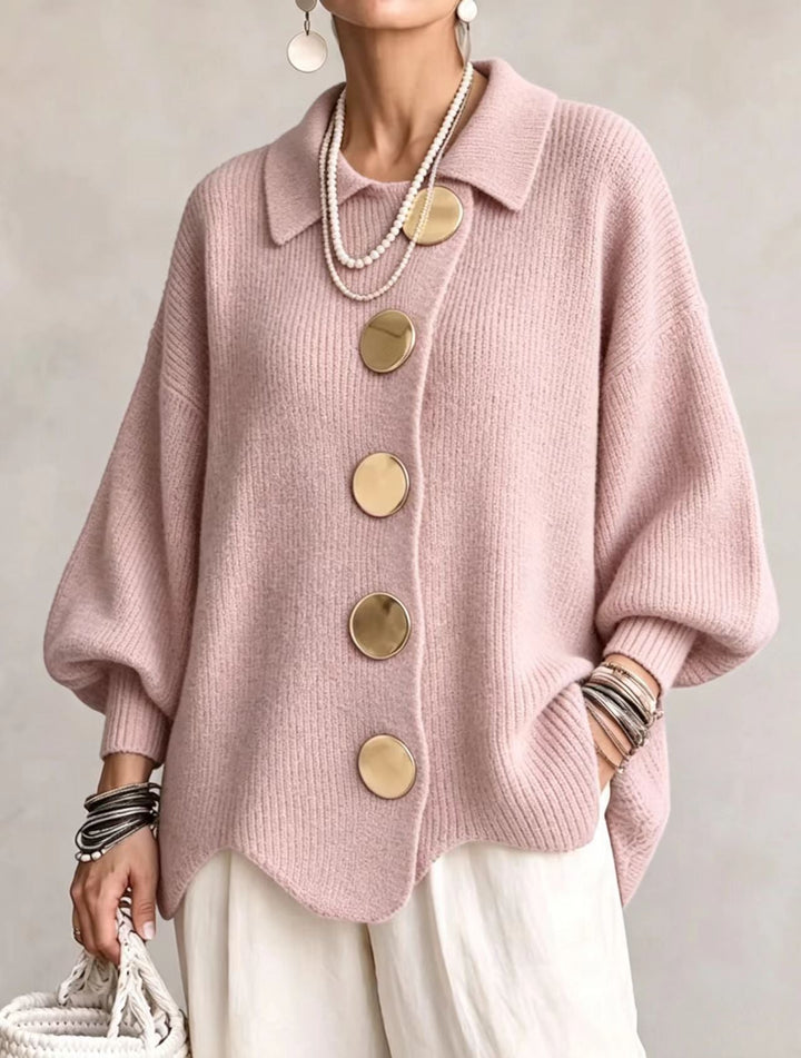 Marlowe | Women's Oversized Cardigan with Lantern Sleeves