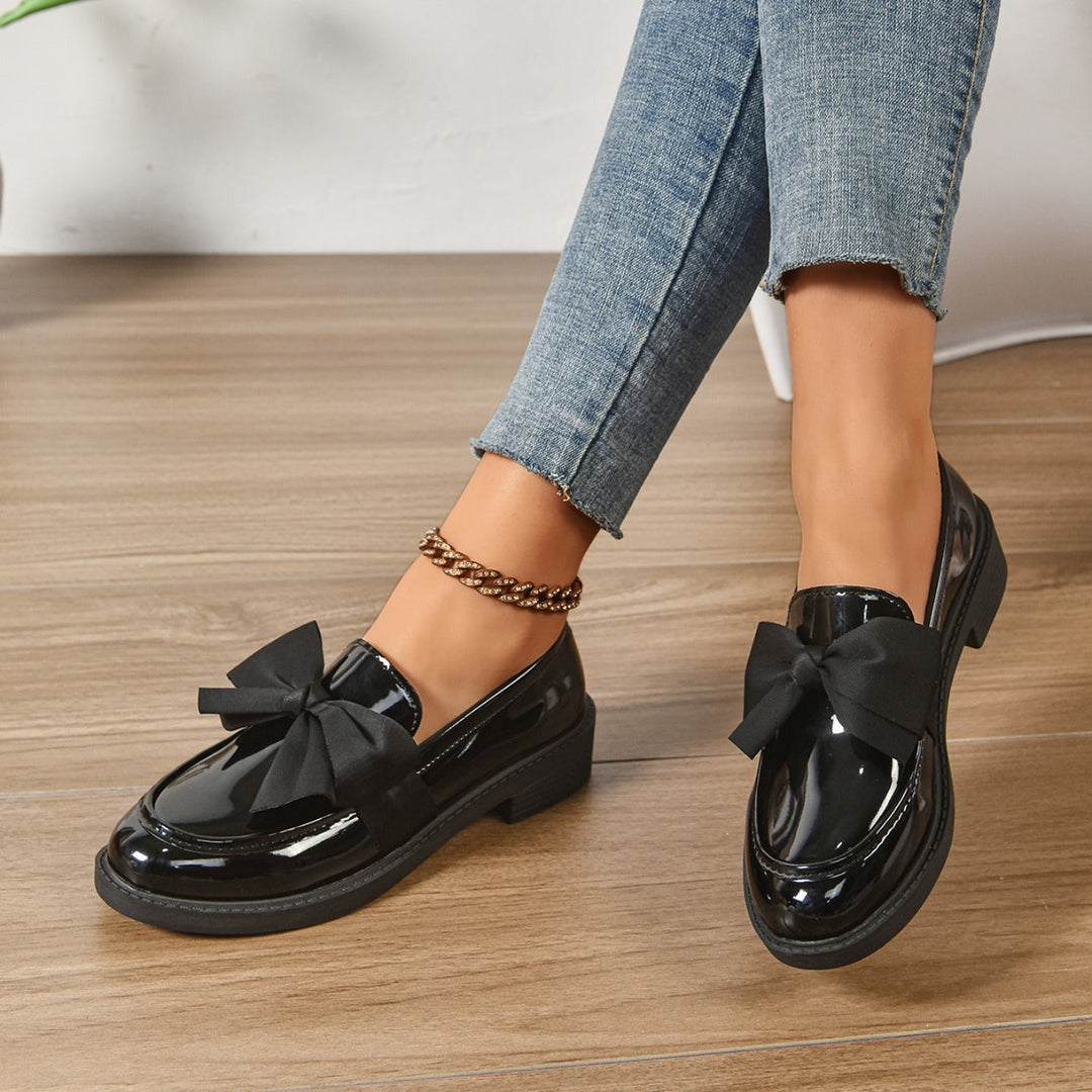 Women's Orthopedic Slip-On Bow Loafers