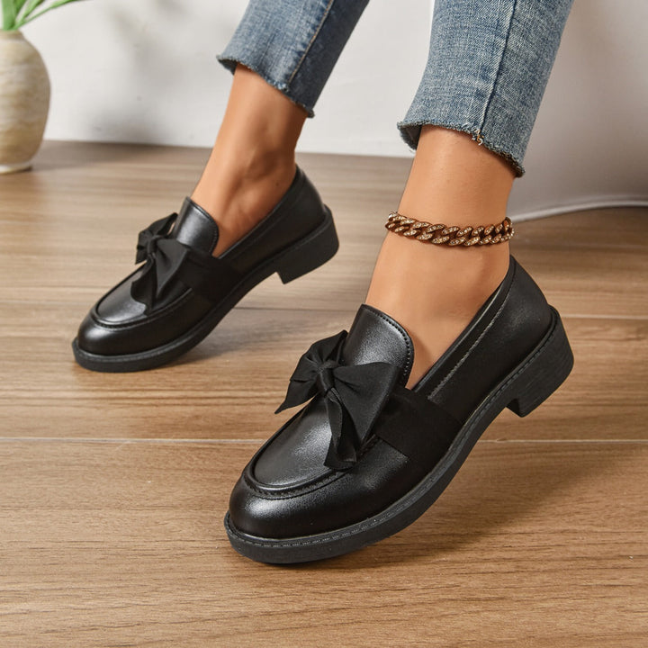 Women's Orthopedic Slip-On Bow Loafers