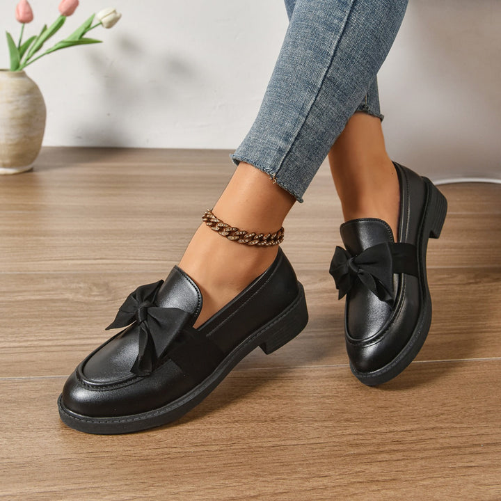 Women's Orthopedic Slip-On Bow Loafers