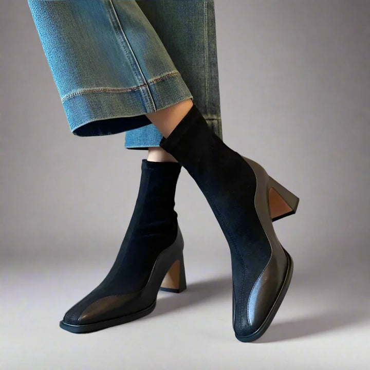 Sorelle Spliced Suede Boots