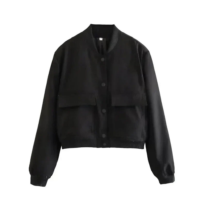 Ella | Women’s Casual Bomber Jacket with Pockets