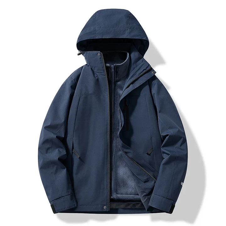 Adam | Men’s Winter Hooded Ski Zip Up Jacket