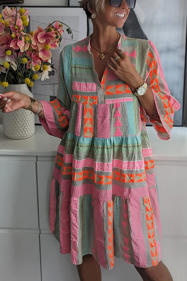 Dominique™ | Elegant Summer Midi Dress