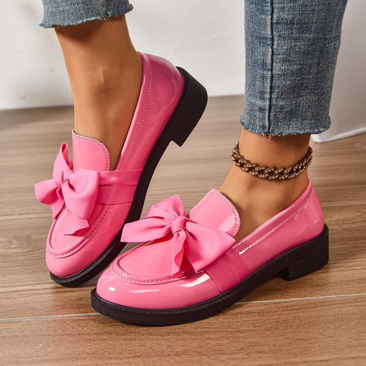 Women's Orthopedic Slip-On Bow Loafers