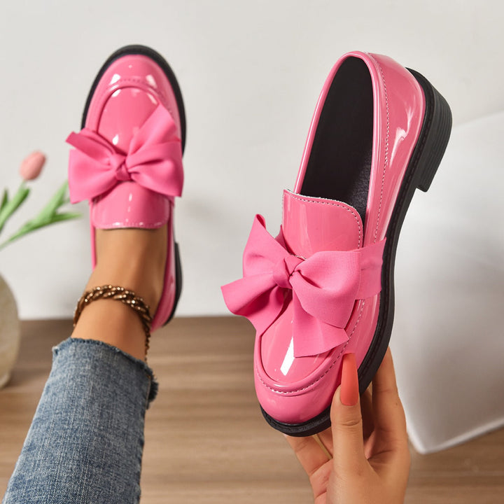 Women's Orthopedic Slip-On Bow Loafers