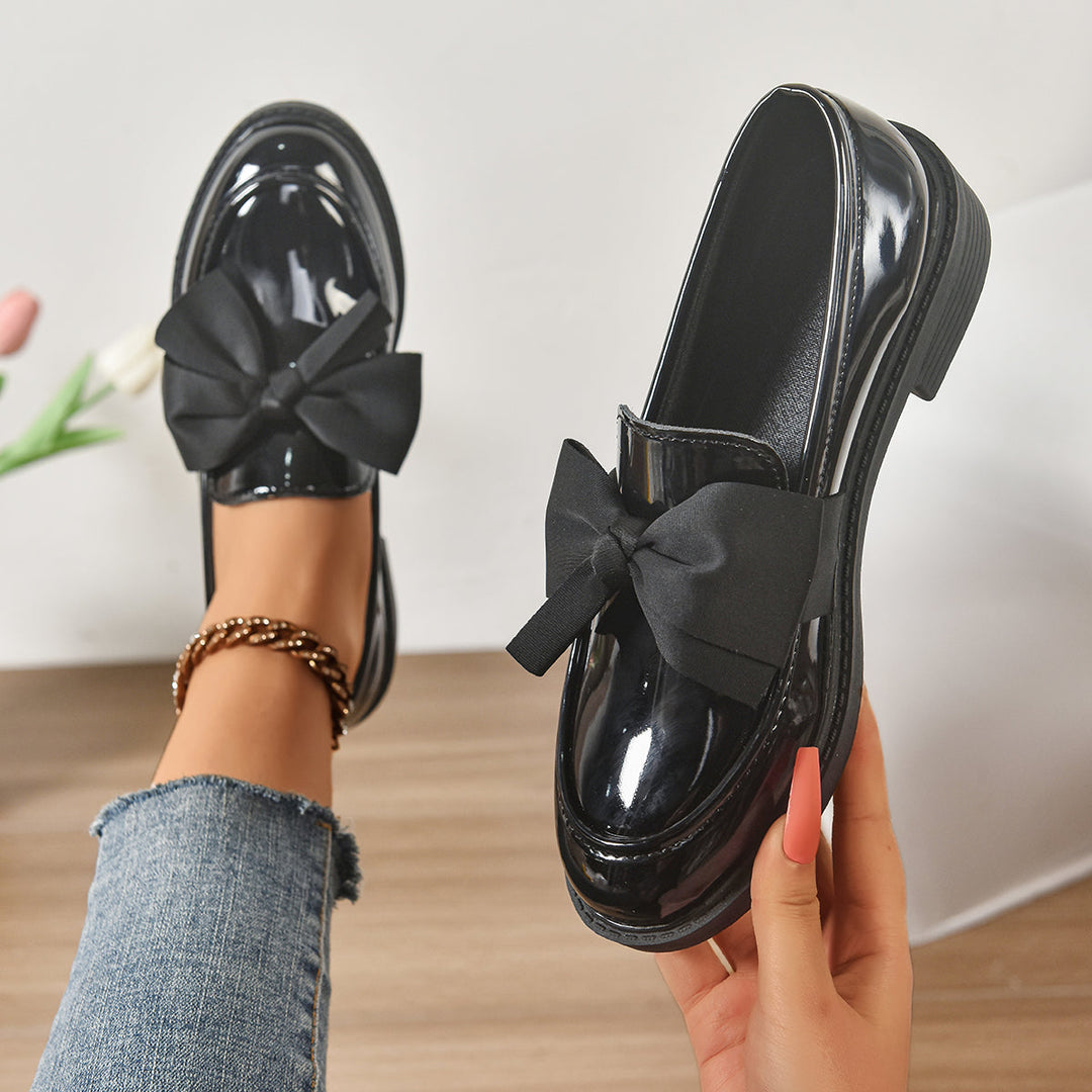 Women's Orthopedic Slip-On Bow Loafers